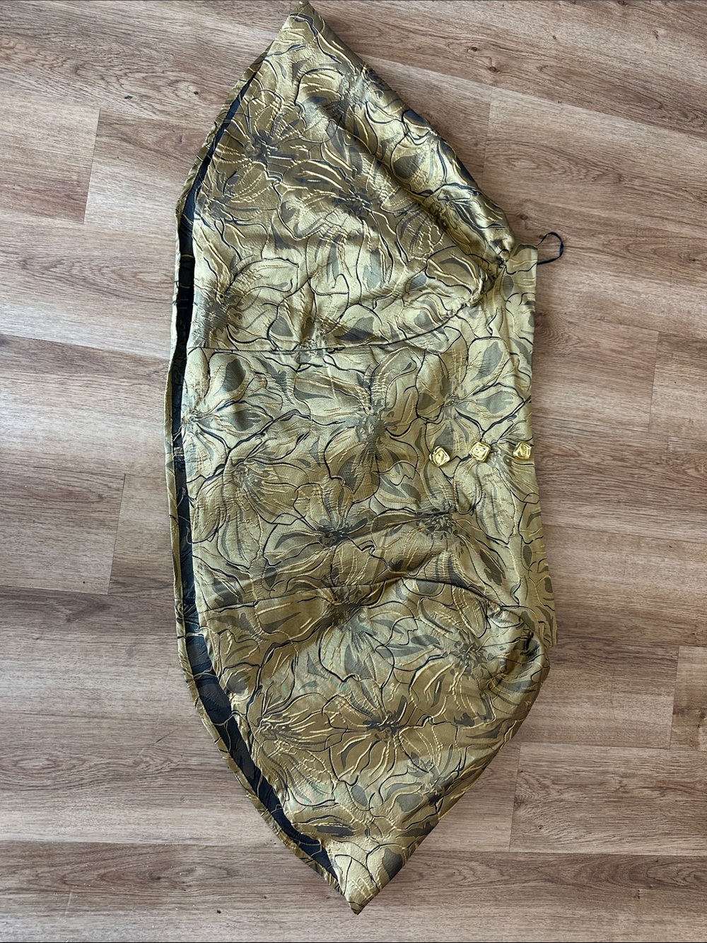 Micas Gold mini skirt